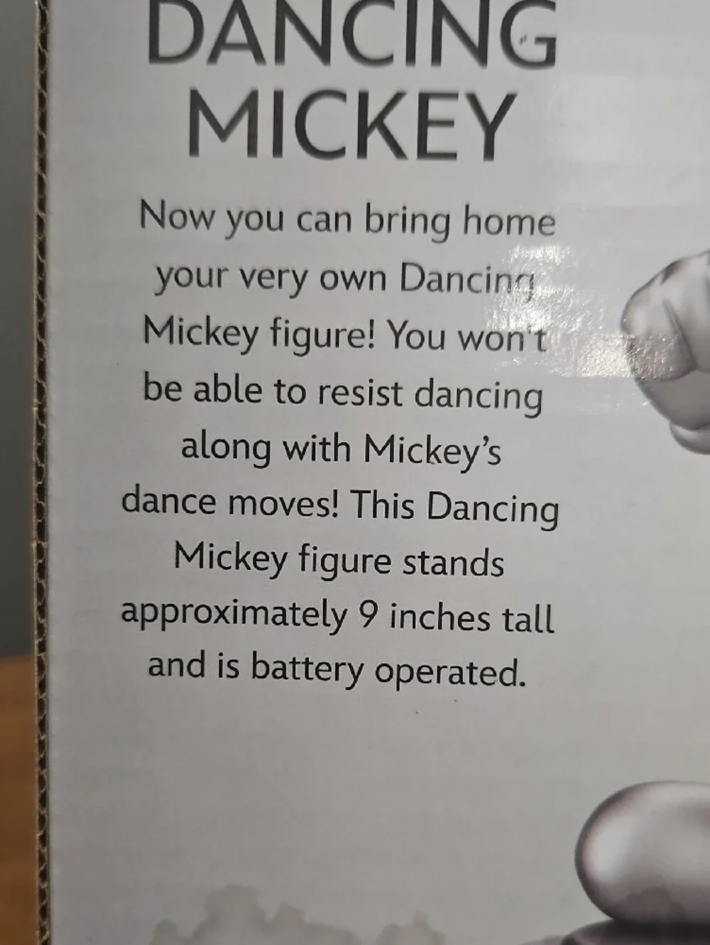 Disney Silver & Red Dancing Mickey Figurine